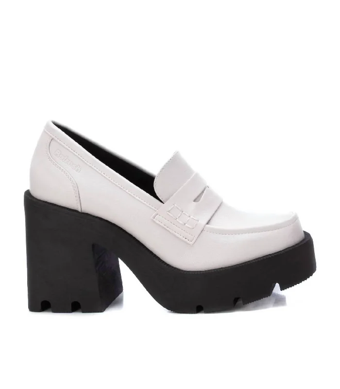 Women's Bow - Embellished Loafers in Red for a Feminine Touch Women's Heeled Moccasins In Ice Women's Bow - Embellished Loafers in Red for a Feminine Touch Women's Heeled Moccasins In Ice
