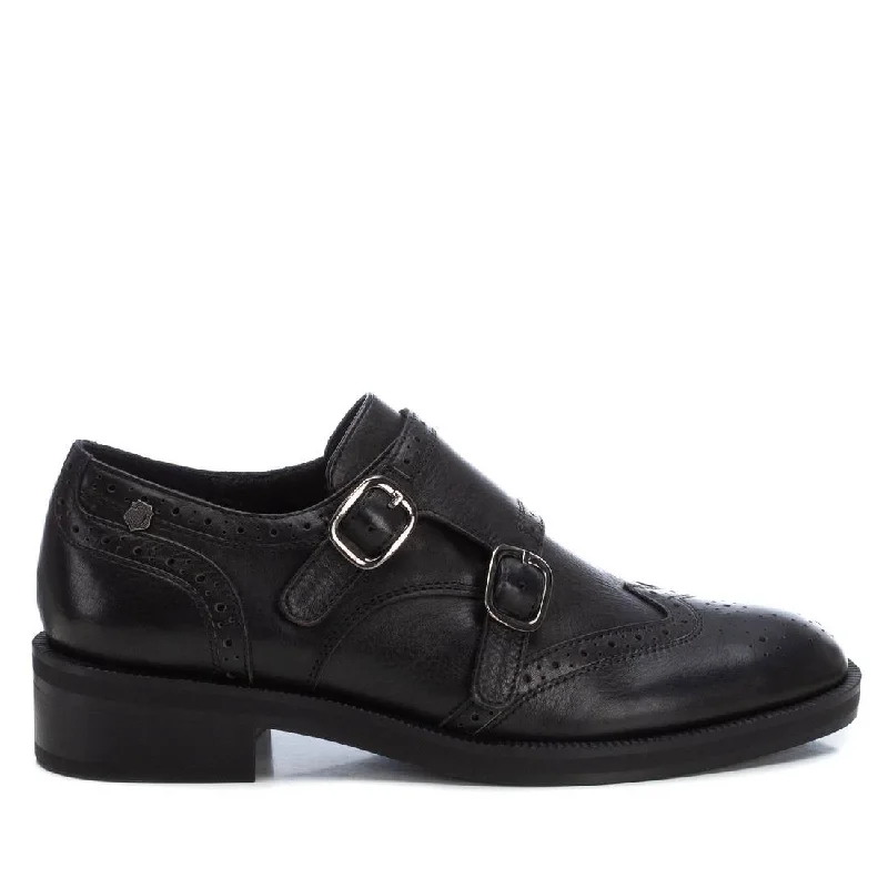 Women's Metallic Foil - Finish Loafers in Gold for a Glamorous Night Out Carmela Leather Collection Women's Double Buckle Oxfords by Xti Women's Metallic Foil - Finish Loafers in Gold for a Glamorous Night Out Carmela Leather Collection Women's Double Buckle Oxfords by Xti