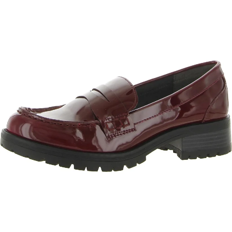 burgundy patent