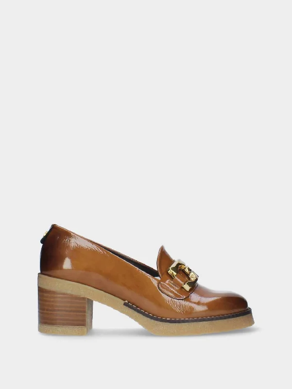 Women's Metallic Foil - Finish Loafers in Gold for a Glamorous Night Out Women's Medium Heel Moccasin In Camel Women's Metallic Foil - Finish Loafers in Gold for a Glamorous Night Out Women's Medium Heel Moccasin In Camel