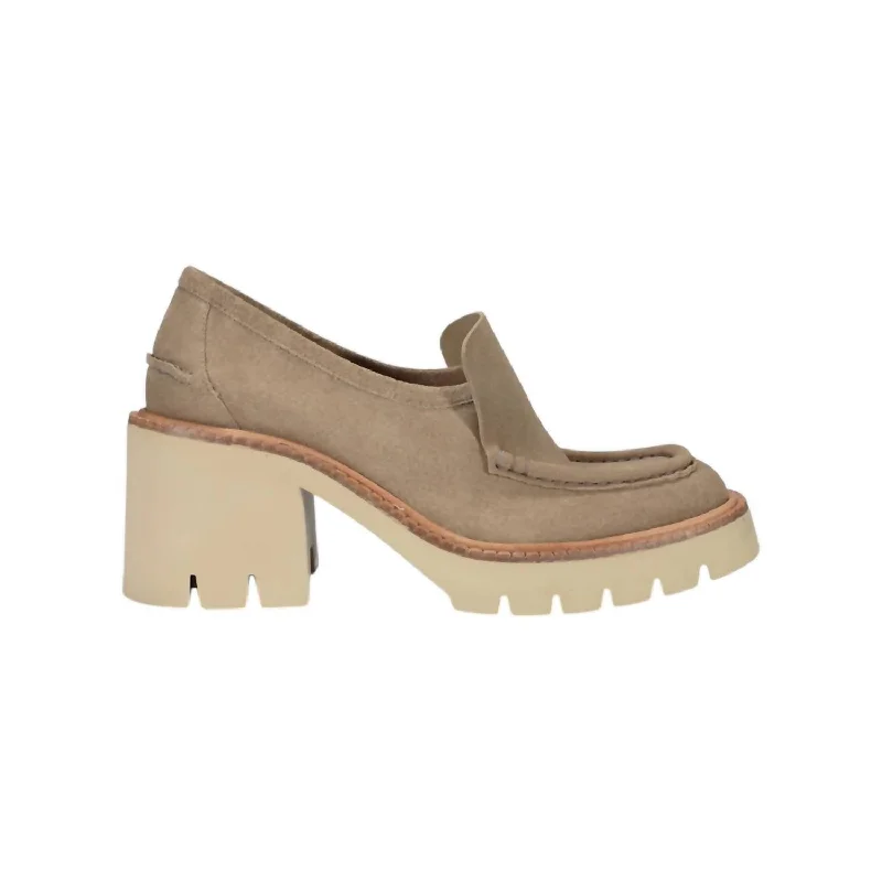 Women's Premium Leather Tassel Loafers in Dark Brown for a Classic Office Look Women's Zavanna Loafers In Oak Castoro