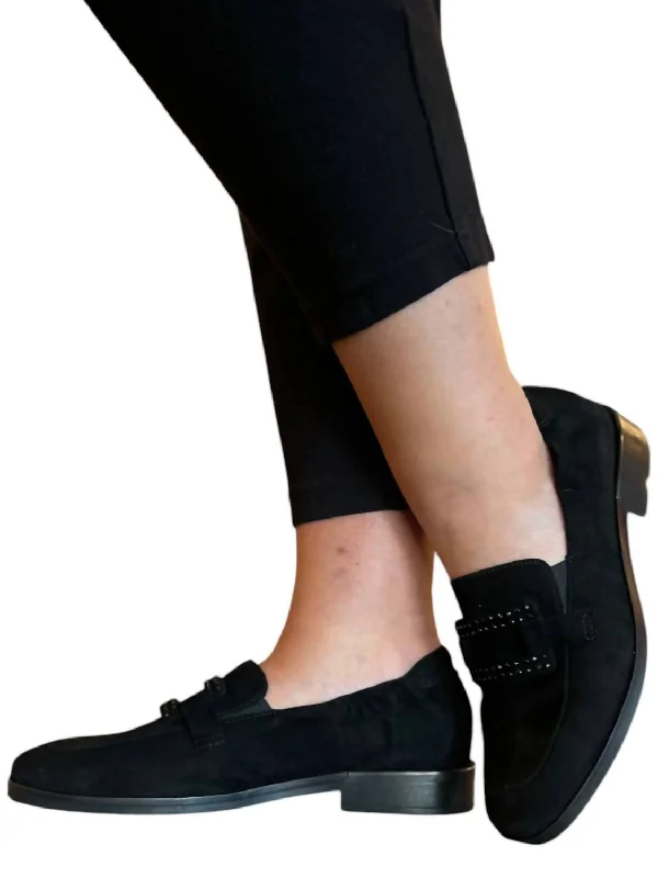 Women's Tassel - Trimmed Loafers with a Low Heel in Olive Green for a Trendy Twist Women's Gage Loafer In Black Women's Tassel - Trimmed Loafers with a Low Heel in Olive Green for a Trendy Twist Women's Gage Loafer In Black