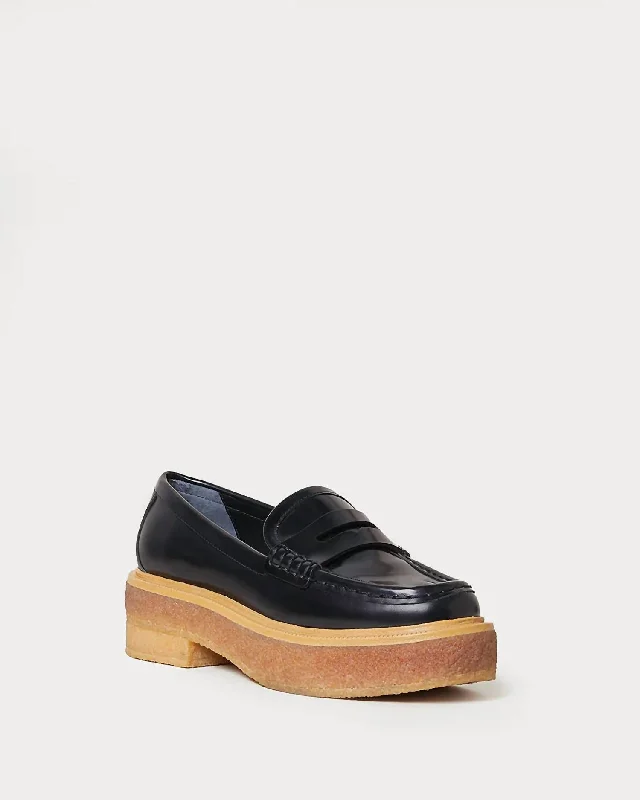 Women's Memory Foam Insole Loafers in Pink for Added Comfort Women's Rikki Black Platform Loafer Women's Memory Foam Insole Loafers in Pink for Added Comfort Women's Rikki Black Platform Loafer