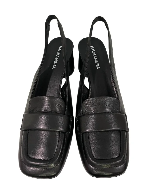 Women's Fur - Lined Loafers in Tan for a Cozy Winter Option Women's Slingback Loafer With Stack Heel In Baron Black Women's Fur - Lined Loafers in Tan for a Cozy Winter Option Women's Slingback Loafer With Stack Heel In Baron Black