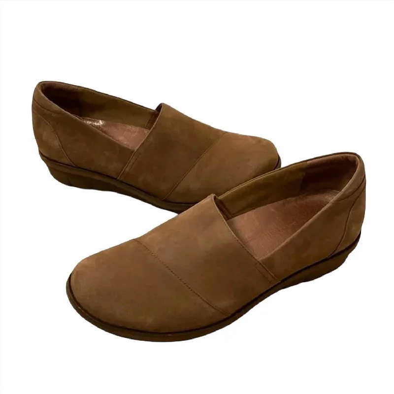 Women's Memory Foam Insole Loafers in Pink for Added Comfort Women's Julia Nubuck Loafer In Walnut Women's Memory Foam Insole Loafers in Pink for Added Comfort Women's Julia Nubuck Loafer In Walnut