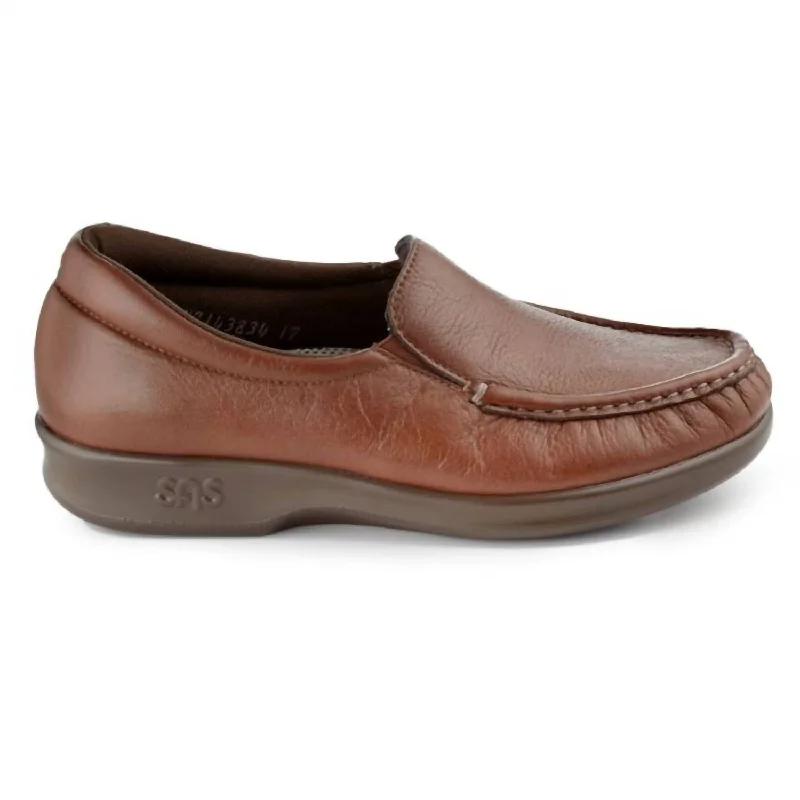 Women's Fur - Lined Loafers in Tan for a Cozy Winter Option Women's Twin Loafer In Brandy Women's Fur - Lined Loafers in Tan for a Cozy Winter Option Women's Twin Loafer In Brandy