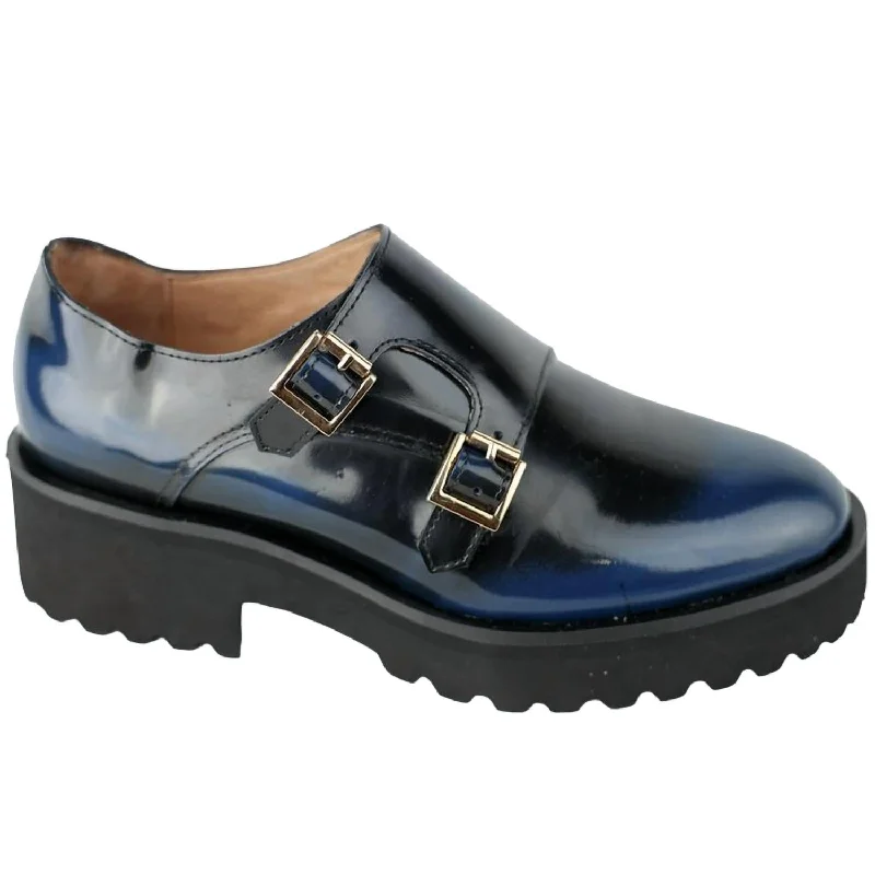Women's Glitter - Embellished Loafers in Silver for a Sparkly Party Look Women's Lugg Monk Strap Shoes In Blue Women's Glitter - Embellished Loafers in Silver for a Sparkly Party Look Women's Lugg Monk Strap Shoes In Blue