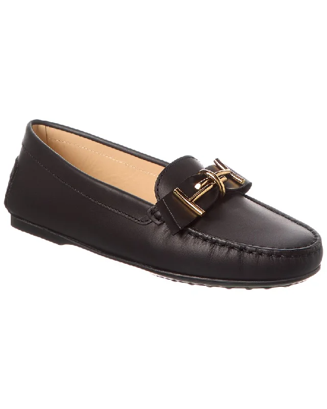 Women's Cashmere - Lined Loafers in Burgundy for Warmth in Winter TOD’s Gomma Leather Loafer Women's Cashmere - Lined Loafers in Burgundy for Warmth in Winter TOD’s Gomma Leather Loafer