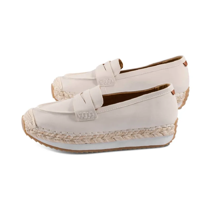 Women's Bow - Embellished Loafers in Red for a Feminine Touch Women's Aviana Faux Leather Loafer In Bone Women's Bow - Embellished Loafers in Red for a Feminine Touch Women's Aviana Faux Leather Loafer In Bone