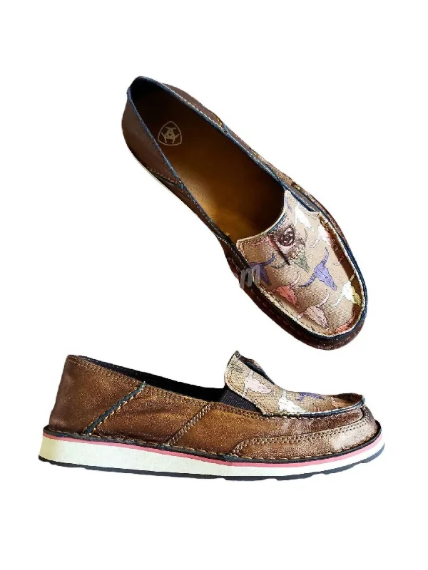 Women's Glitter - Embellished Loafers in Silver for a Sparkly Party Look Women's Cruiser Steerhead Loafer In Bronze Women's Glitter - Embellished Loafers in Silver for a Sparkly Party Look Women's Cruiser Steerhead Loafer In Bronze