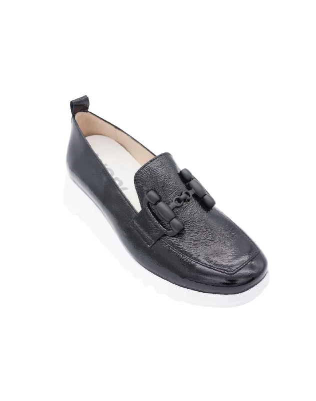 Women's Bow - Embellished Loafers in Red for a Feminine Touch Women's Platform Wedge Loafer In Black Women's Bow - Embellished Loafers in Red for a Feminine Touch Women's Platform Wedge Loafer In Black
