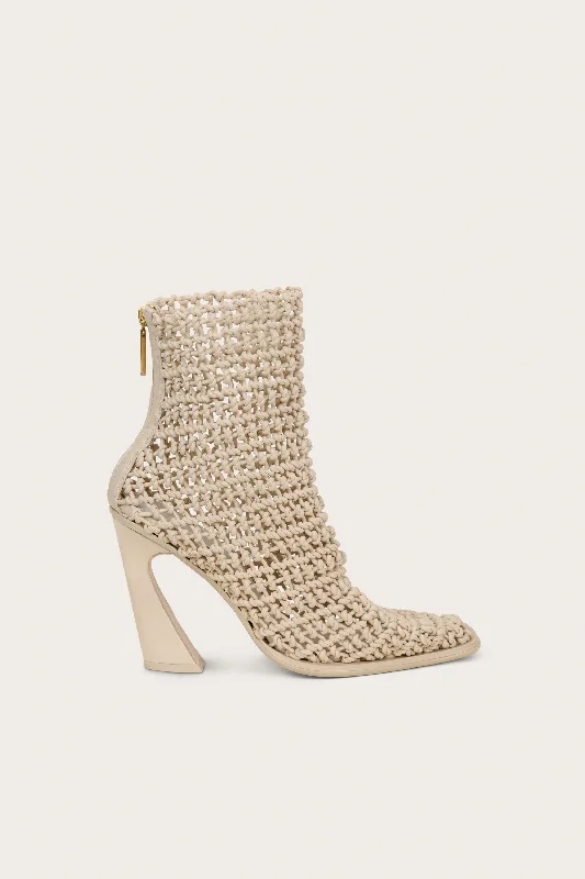 Women's Glitter - Embellished Ankle Boots in Gold for a Sparkly Party LookBONNIE BOOT - OFF WHITE Women's Glitter - Embellished Ankle Boots in Gold for a Sparkly Party LookBONNIE BOOT - OFF WHITE