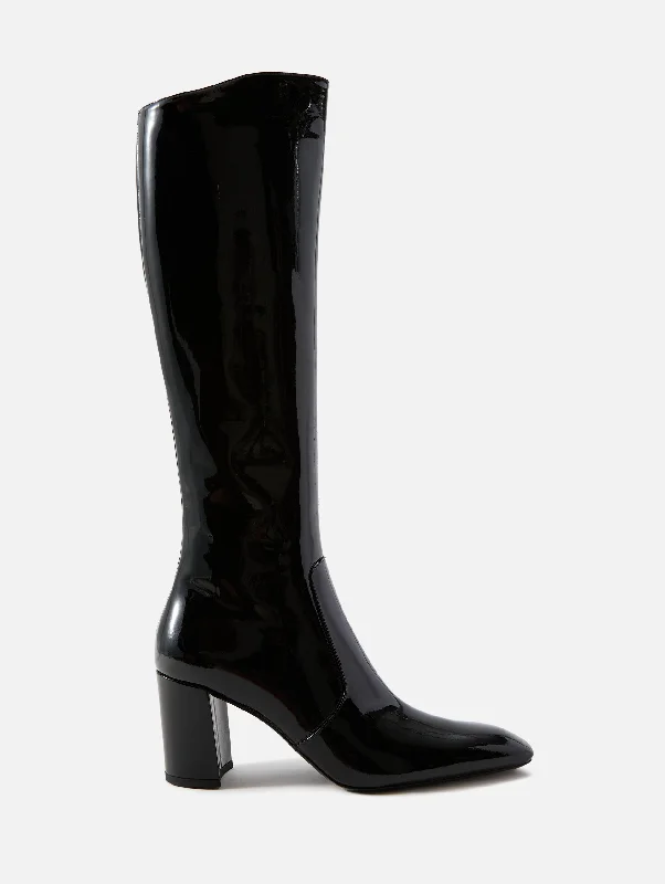 Women's Wedge - Heeled Ankle Boots in Navy Blue for a Comfortable and Trendy OptionLauren High Boot 70mm Women's Wedge - Heeled Ankle Boots in Navy Blue for a Comfortable and Trendy OptionLauren High Boot 70mm