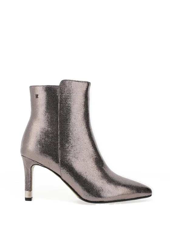 Women's Glitter - Embellished Ankle Boots in Gold for a Sparkly Party LookKate Appleby Parkgate Shimmer Effect Heeled Boots, Silver Women's Glitter - Embellished Ankle Boots in Gold for a Sparkly Party LookKate Appleby Parkgate Shimmer Effect Heeled Boots, Silver
