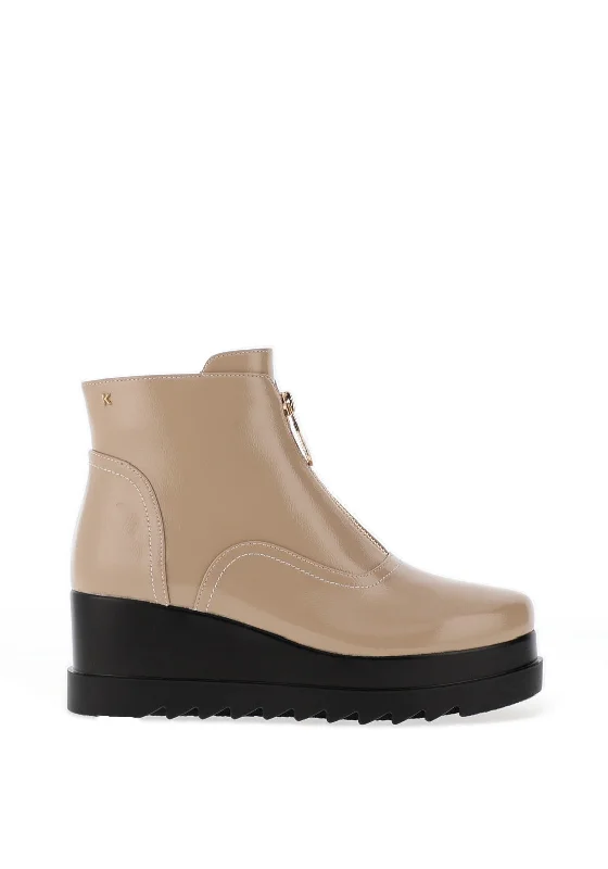 Women's Over - the - Knee Suede Boots in Taupe for a Stylish and Sophisticated OutfitKate Appleby Portaferry Wedge Heel Ankle Boots, Beige Women's Over - the - Knee Suede Boots in Taupe for a Stylish and Sophisticated OutfitKate Appleby Portaferry Wedge Heel Ankle Boots, Beige