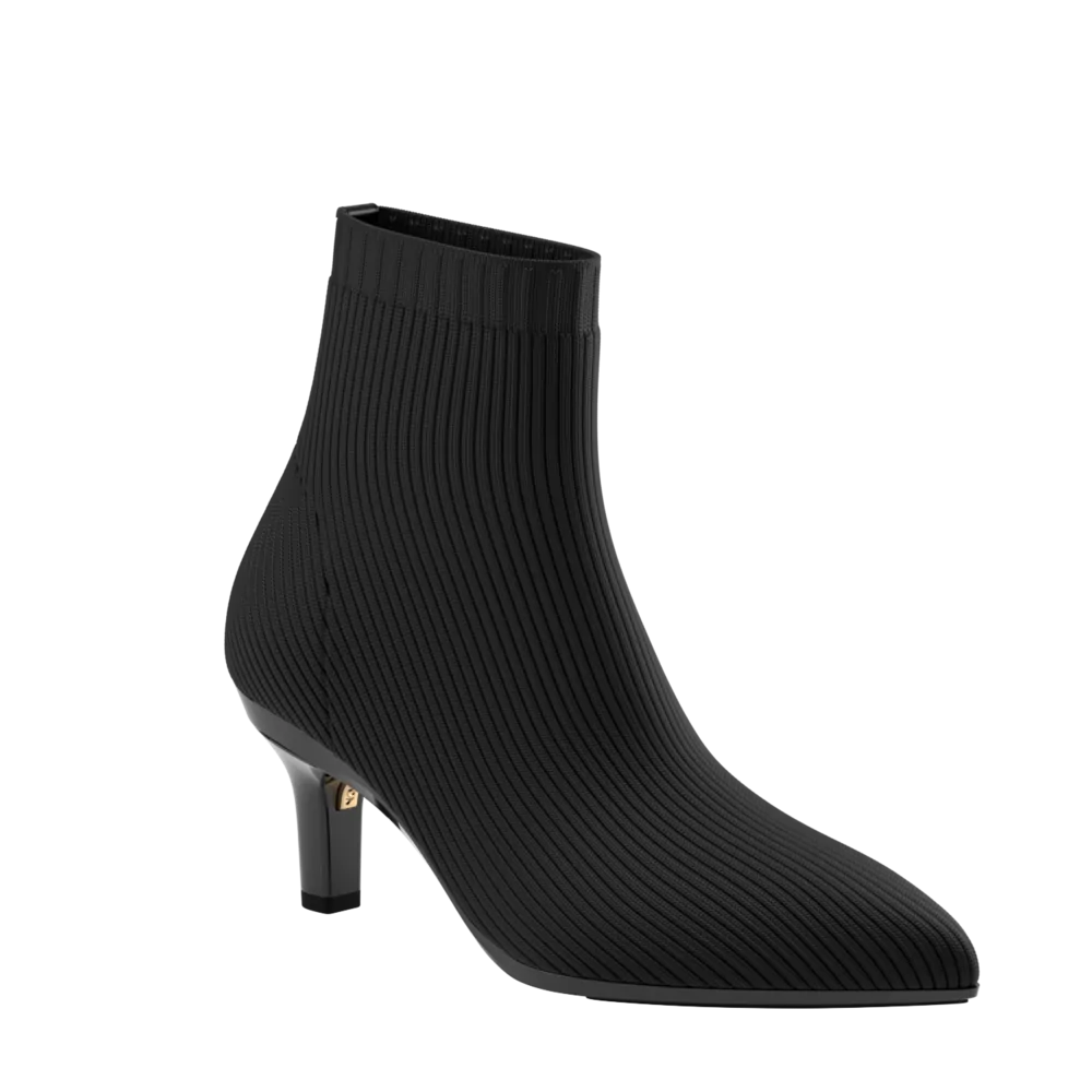 Women's Knee - High Lace - Up Boots in Brown with Buckle Accents for a Western VibeThe Bootie - Coal Knit + Stiletto Heel Kit 3 Coal Women's Knee - High Lace - Up Boots in Brown with Buckle Accents for a Western VibeThe Bootie - Coal Knit + Stiletto Heel Kit 3 Coal