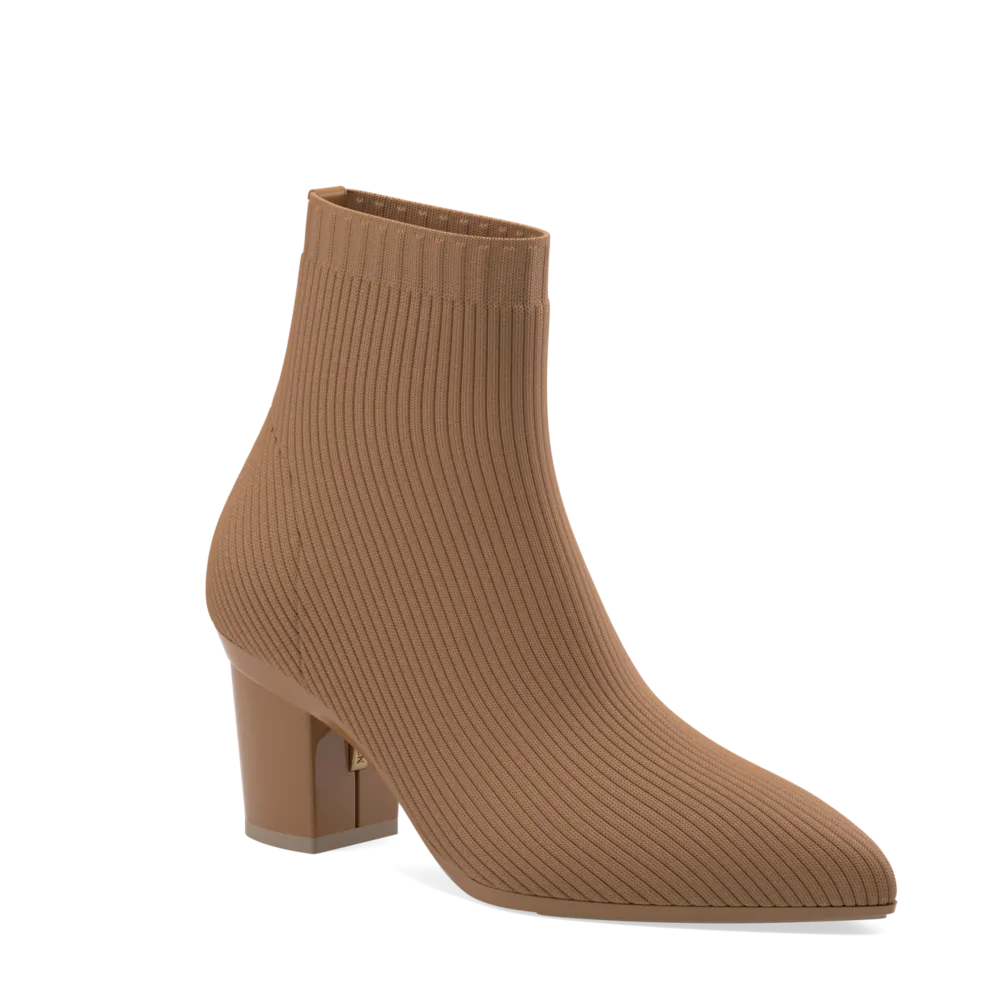 Plus Size Women's Block - Heeled Ankle Boots in Red for a Bold and Chic StatementThe Bootie - Whiskey Knit + Block Heel Kit 3 Whiskey Plus Size Women's Block - Heeled Ankle Boots in Red for a Bold and Chic StatementThe Bootie - Whiskey Knit + Block Heel Kit 3 Whiskey