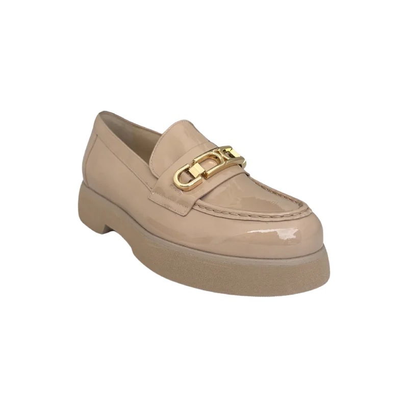 Slip - Resistant Women's Rubber - Sole Loafers in Navy for Wet Conditions101634 Nude Loafers Slip - Resistant Women's Rubber - Sole Loafers in Navy for Wet Conditions101634 Nude Loafers