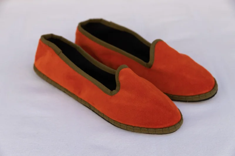 Elastic - Back Women's Loafers in Teal for Easy On - and - OffBrick and Olive Venetian Slippers - Teod'amar Elastic - Back Women's Loafers in Teal for Easy On - and - OffBrick and Olive Venetian Slippers - Teod'amar