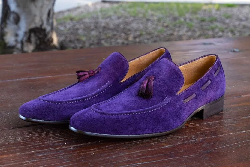 Sustainable Women's Recycled Material Loafers in Gray for Eco - Conscious ShoppersStyle: 1377-05S-Purple Sustainable Women's Recycled Material Loafers in Gray for Eco - Conscious ShoppersStyle: 1377-05S-Purple