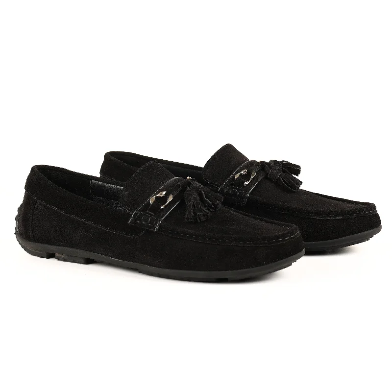 Waterproof Women's Loafers in Black for Rainy DaysCORIO JC 985