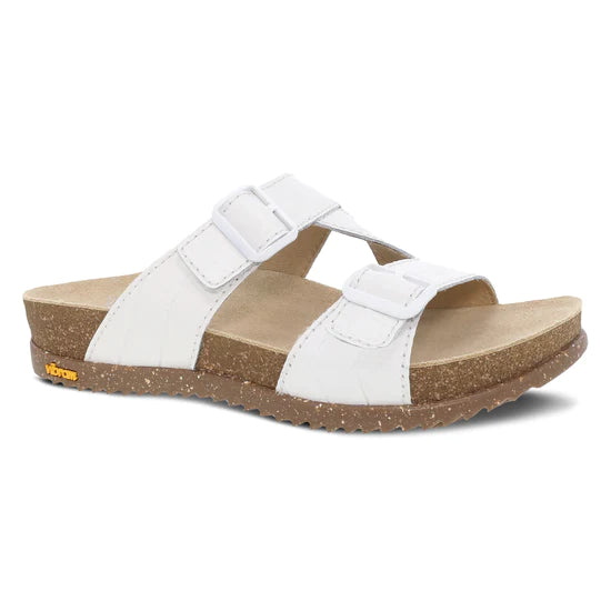 Elastic - Strap Women's Sandals with a Padded Toe in Teal for Easy On - and - OffDansko - Dayna - White Croc Elastic - Strap Women's Sandals with a Padded Toe in Teal for Easy On - and - OffDansko - Dayna - White Croc