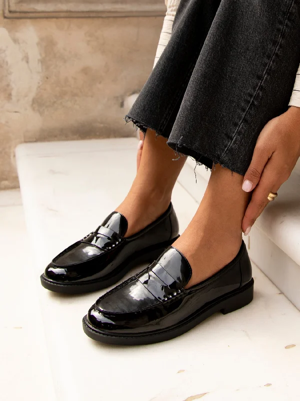 Women's Glitter - Embellished Loafers in Silver for a Sparkly Party LookFINLEY