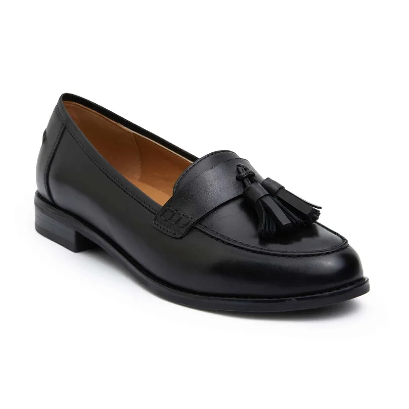 Women's Memory Foam Insole Loafers in Pink for Added ComfortGazebo Loafer in Black Leather Women's Memory Foam Insole Loafers in Pink for Added ComfortGazebo Loafer in Black Leather