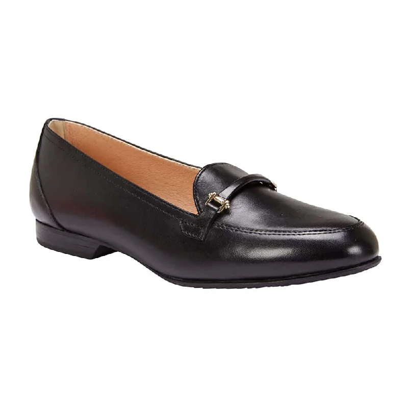 Women's Fur - Lined Loafers in Tan for a Cozy Winter OptionGlebe Loafer in Black Leather Women's Fur - Lined Loafers in Tan for a Cozy Winter OptionGlebe Loafer in Black Leather