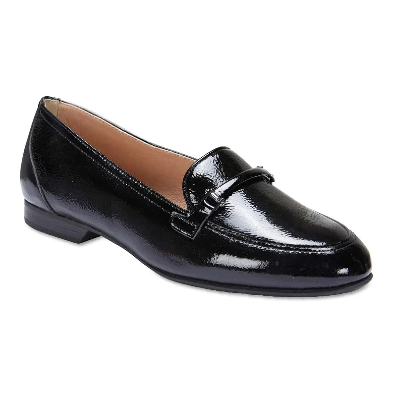 Waterproof Women's Loafers in Black for Rainy DaysGlebe Loafer in Black Patent