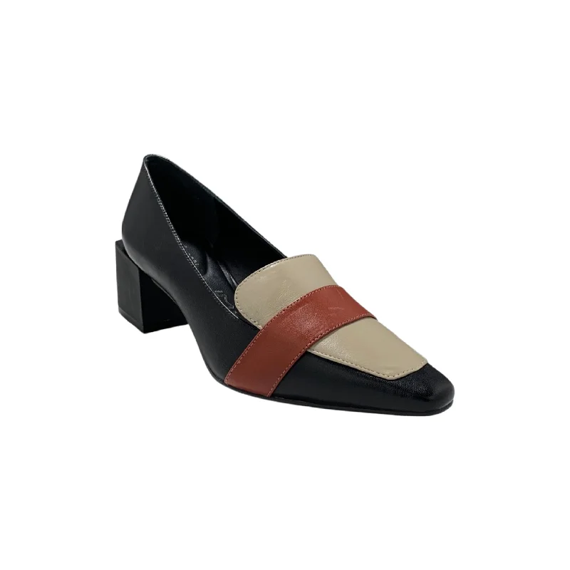 Women's Premium Leather Tassel Loafers in Dark Brown for a Classic Office LookGwen Multi Black Leather Pump Women's Premium Leather Tassel Loafers in Dark Brown for a Classic Office LookGwen Multi Black Leather Pump