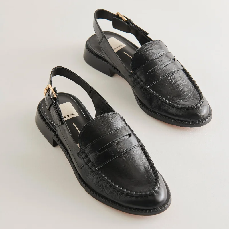 Plus Size Women's Wide - Fit Penny Loafers in Black for All - Day ComfortHARDI LOAFERS MIDNIGHT CRINKLE PATENT Plus Size Women's Wide - Fit Penny Loafers in Black for All - Day ComfortHARDI LOAFERS MIDNIGHT CRINKLE PATENT