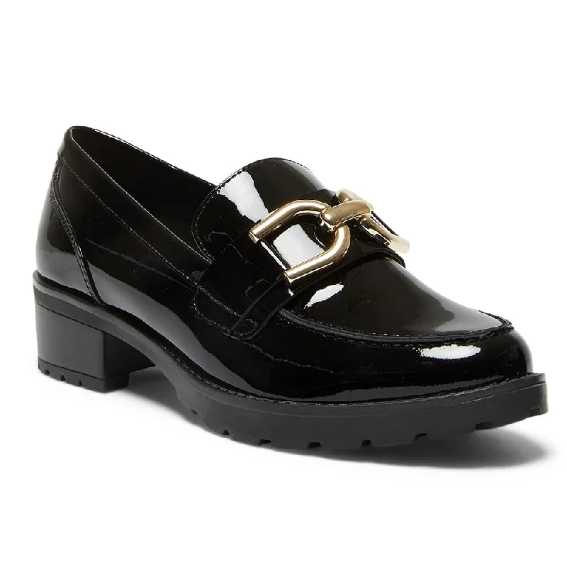 Women's Geometric - Patterned Loafers in Multicolor for a Fashion - Forward LookImpress Loafer in Black Patent Women's Geometric - Patterned Loafers in Multicolor for a Fashion - Forward LookImpress Loafer in Black Patent
