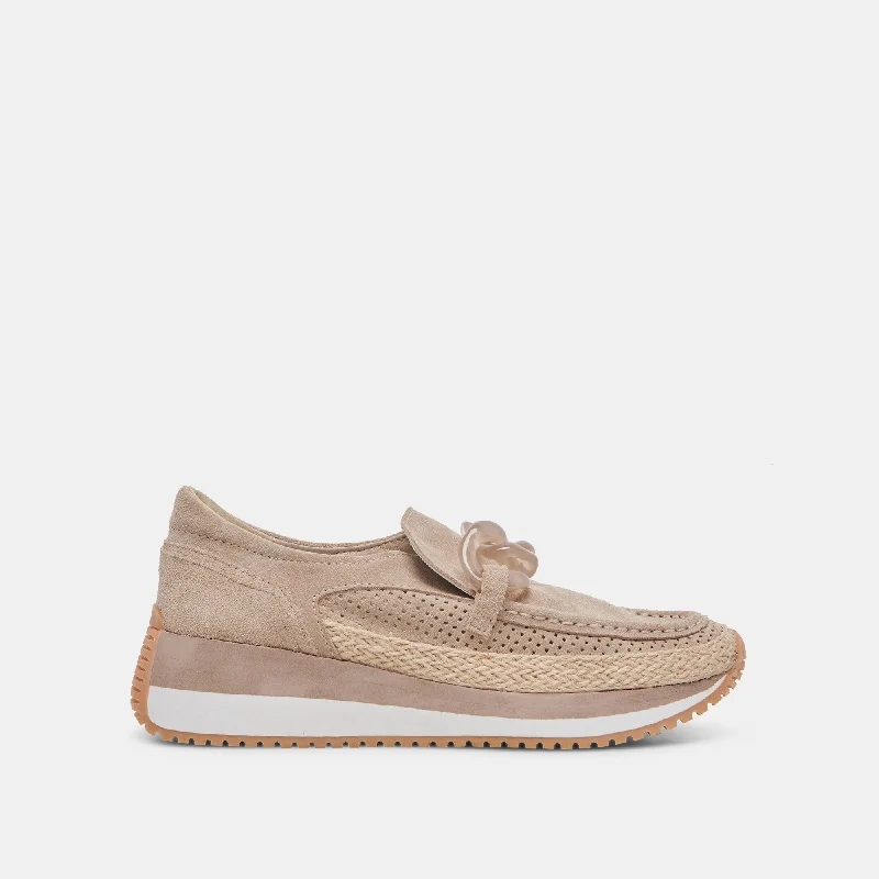 Women's Metallic Foil - Finish Loafers in Gold for a Glamorous Night OutJADAH SNEAKERS TAUPE SUEDE Women's Metallic Foil - Finish Loafers in Gold for a Glamorous Night OutJADAH SNEAKERS TAUPE SUEDE