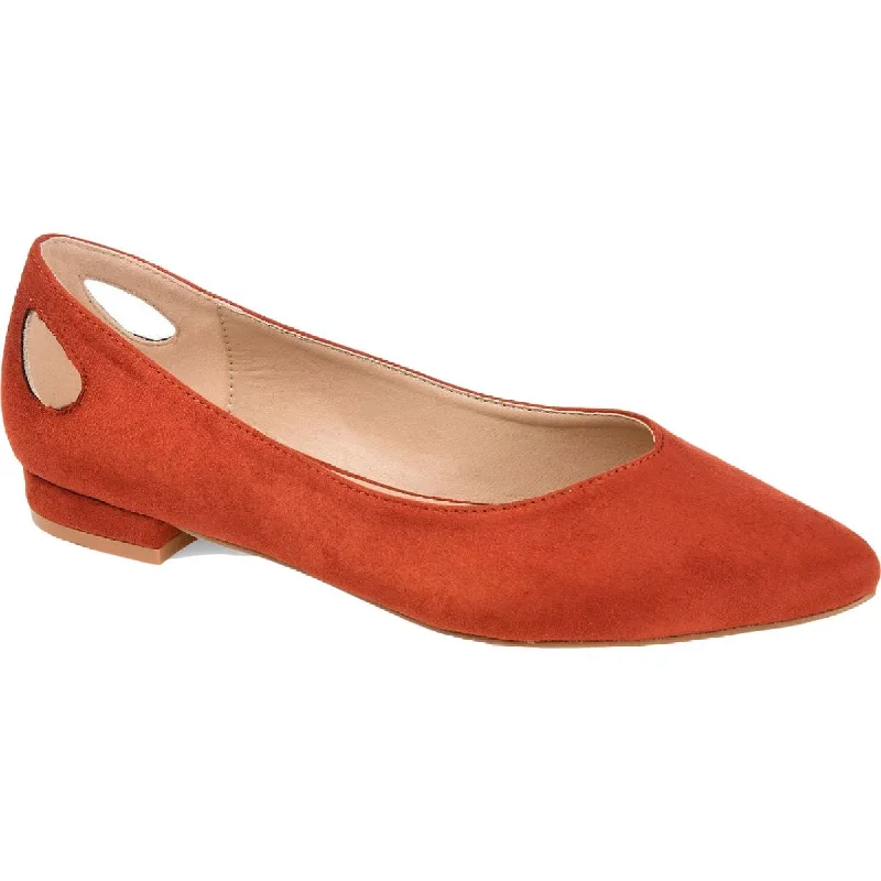 Orthopedic - Friendly Women's Oxfords with Arch Support in Brown for Foot HealthJournee Collection Womens Devon Cut-Out Slip On Pointed Toe Flats Orthopedic - Friendly Women's Oxfords with Arch Support in Brown for Foot HealthJournee Collection Womens Devon Cut-Out Slip On Pointed Toe Flats