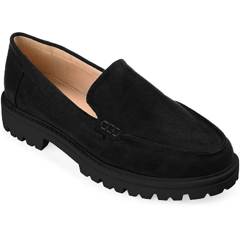 Women's Faux Fur - Lined Oxfords in Tan for a Cozy Winter OptionJournee Collection Womens Erika Faux Suede Slip-On Loafers Women's Faux Fur - Lined Oxfords in Tan for a Cozy Winter OptionJournee Collection Womens Erika Faux Suede Slip-On Loafers