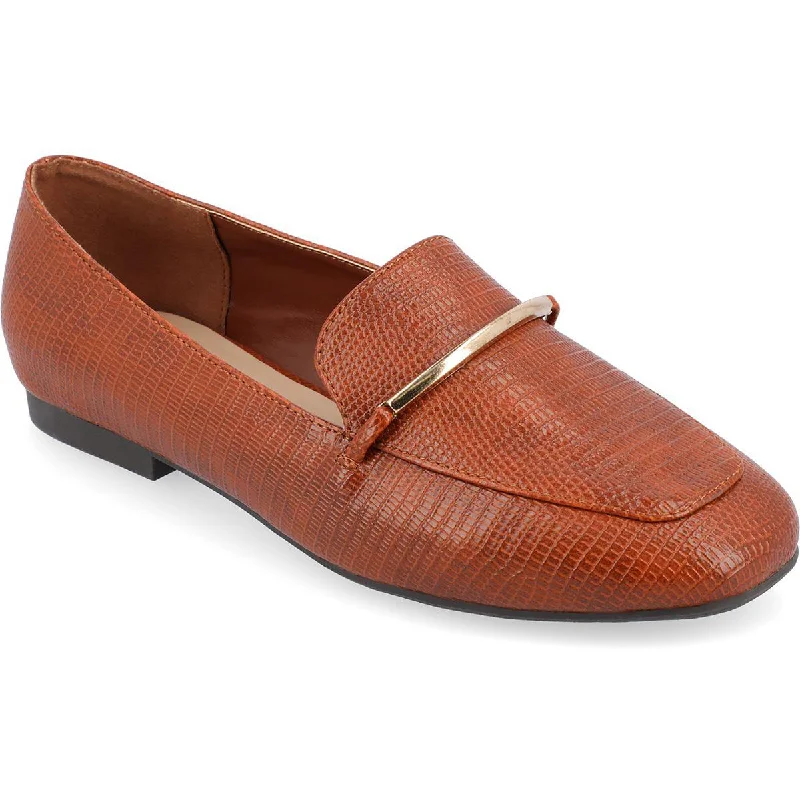 Orthopedic - Friendly Women's Oxfords with Arch Support in Brown for Foot HealthJournee Collection Womens Faux Leather Embellished Loafers Orthopedic - Friendly Women's Oxfords with Arch Support in Brown for Foot HealthJournee Collection Womens Faux Leather Embellished Loafers