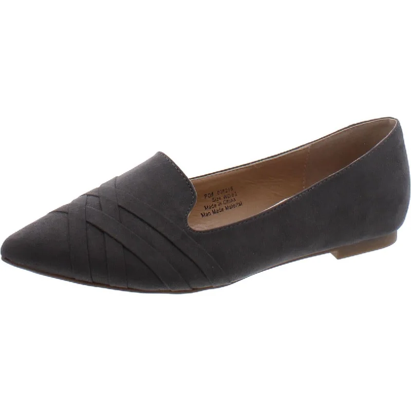 Plus Size Women's Wide - Fit Oxfords with Double Stitching in Black for DurabilityJournee Collection Womens Faux Suede Flat Shoes Plus Size Women's Wide - Fit Oxfords with Double Stitching in Black for DurabilityJournee Collection Womens Faux Suede Flat Shoes