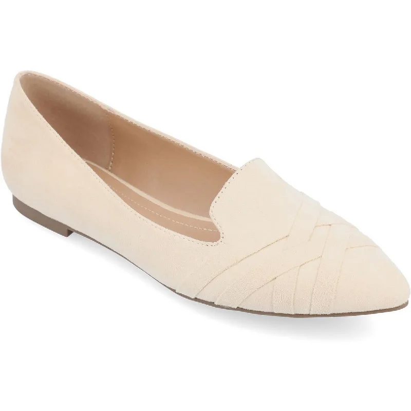Women's Embroidered Floral Design Oxfords in Cream for a Spring - Inspired OutfitJournee Collection Womens Faux Suede Flat Shoes Women's Embroidered Floral Design Oxfords in Cream for a Spring - Inspired OutfitJournee Collection Womens Faux Suede Flat Shoes