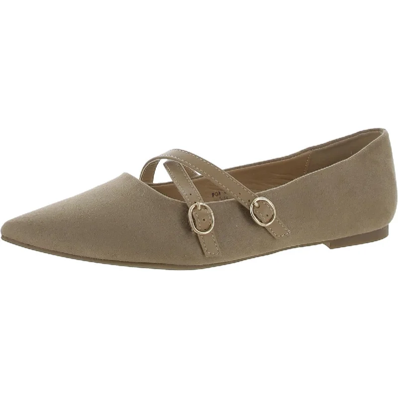 Lightweight Mesh - Paneled Women's Oxfords in White for BreathabilityJournee Collection Womens Faux Suede Pointed Toe Mary Janes Lightweight Mesh - Paneled Women's Oxfords in White for BreathabilityJournee Collection Womens Faux Suede Pointed Toe Mary Janes