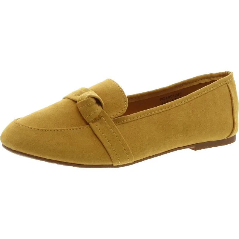 Plus Size Women's Wide - Fit Oxfords with Double Stitching in Black for DurabilityJournee Collection Womens Faux Suede Slip-On Loafers Plus Size Women's Wide - Fit Oxfords with Double Stitching in Black for DurabilityJournee Collection Womens Faux Suede Slip-On Loafers