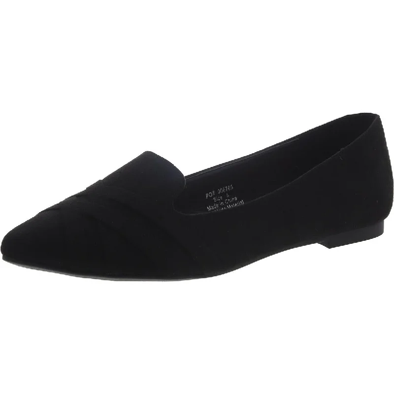 Shock - Absorbing Women's Oxfords in Gray for Active LifestylesJournee Collection Womens Faux Suede Slip On Loafers Shock - Absorbing Women's Oxfords in Gray for Active LifestylesJournee Collection Womens Faux Suede Slip On Loafers
