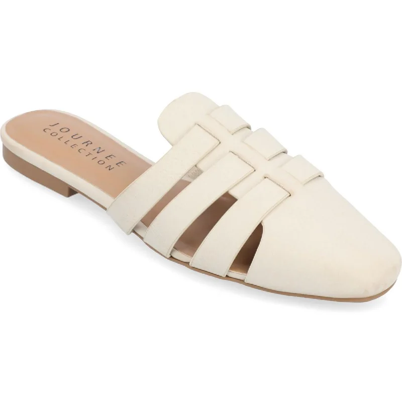 Lightweight Mesh - Paneled Women's Oxfords in White for BreathabilityJournee Collection Womens Jazybell Mules Pointed Toe Loafers