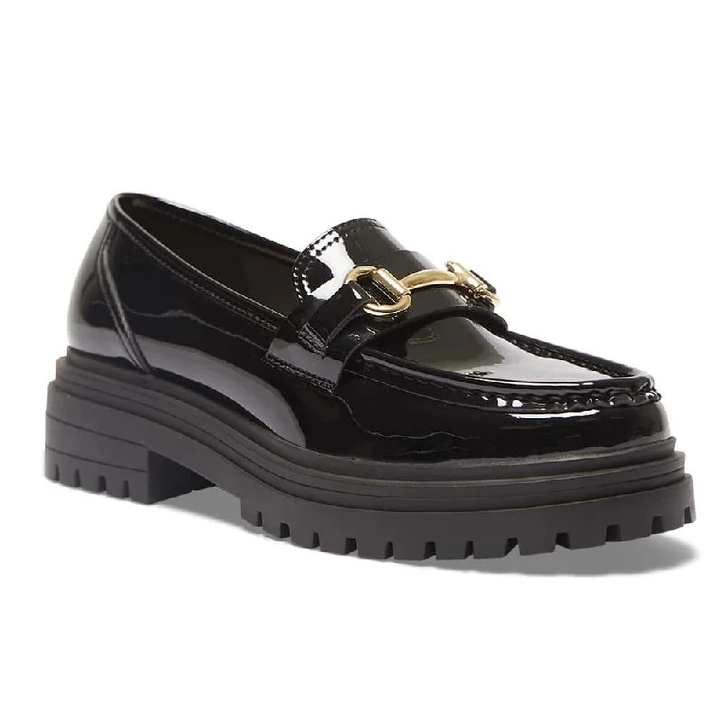 Women's Bow - Embellished Loafers in Red for a Feminine TouchKalista Loafer in Black Patent Women's Bow - Embellished Loafers in Red for a Feminine TouchKalista Loafer in Black Patent
