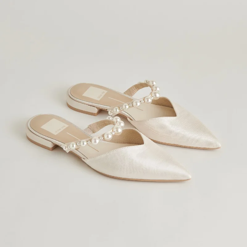 Women's Tassel - Trimmed Loafers with a Low Heel in Olive Green for a Trendy TwistKANIKA PEARL FLATS VANILLA PEARLS Women's Tassel - Trimmed Loafers with a Low Heel in Olive Green for a Trendy TwistKANIKA PEARL FLATS VANILLA PEARLS