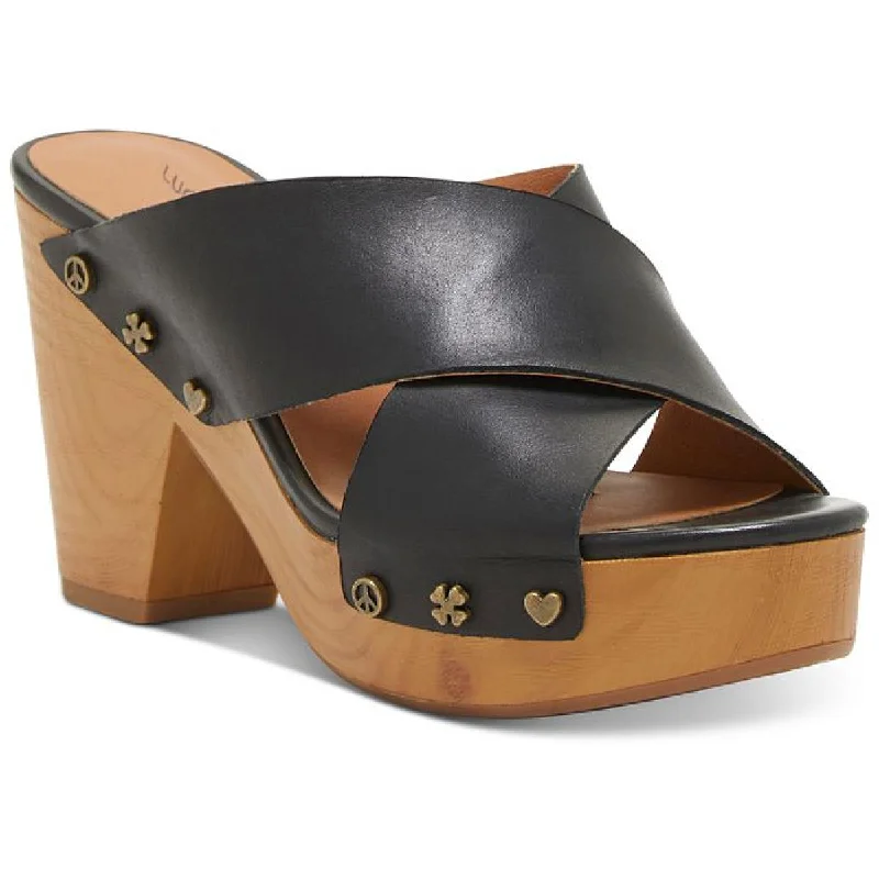 Non - Slip Rubber Sole Women's Oxfords in Navy for Wet and Slippery ConditionsLucky Brand Womens Takara Leather Embellished Clogs Non - Slip Rubber Sole Women's Oxfords in Navy for Wet and Slippery ConditionsLucky Brand Womens Takara Leather Embellished Clogs
