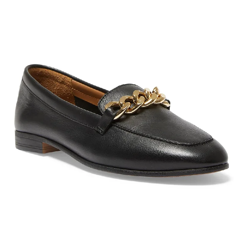 Women's Tassel - Trimmed Loafers with a Low Heel in Olive Green for a Trendy TwistLyla Loafer in Black Leather Women's Tassel - Trimmed Loafers with a Low Heel in Olive Green for a Trendy TwistLyla Loafer in Black Leather