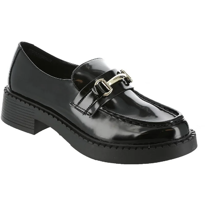 Women's Tassel - Trimmed Oxfords with a Low Heel in Olive Green for a Trendy TwistMadden Girl Womens Ambrose B Faux Leather Embellished Loafers