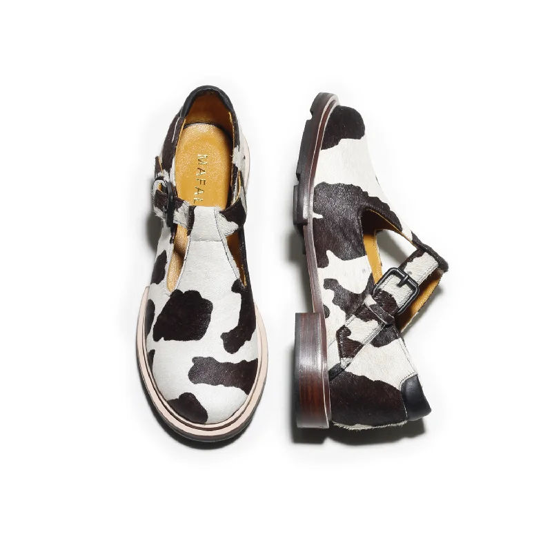 Women's Tassel - Trimmed Loafers with a Low Heel in Olive Green for a Trendy TwistMary Cow Print Mary-Janes Women's Tassel - Trimmed Loafers with a Low Heel in Olive Green for a Trendy TwistMary Cow Print Mary-Janes