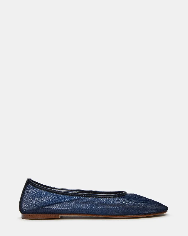 Women's Bow - Embellished Loafers in Red for a Feminine TouchMEADOW NAVY